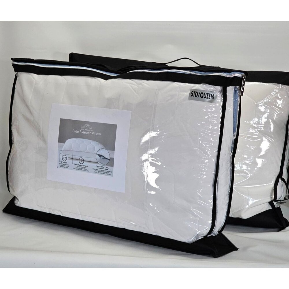 NWT 0901 SHEEX 2PK Original Performance Bedding Sleeper Pillow Standar/Queen